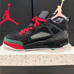 Black and Red Athletic Sneakers